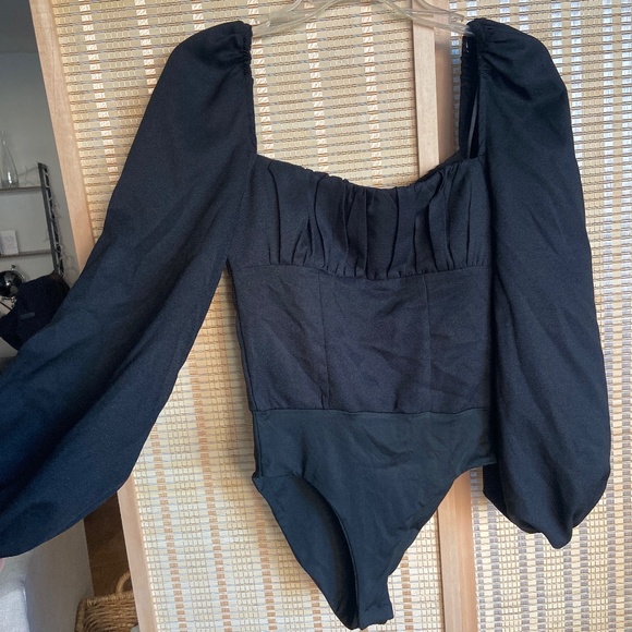 NEVER WORN PRINCESS POLLY BODY-SUIT BLOUSE SIZE US 2 - Picture 1 of 7